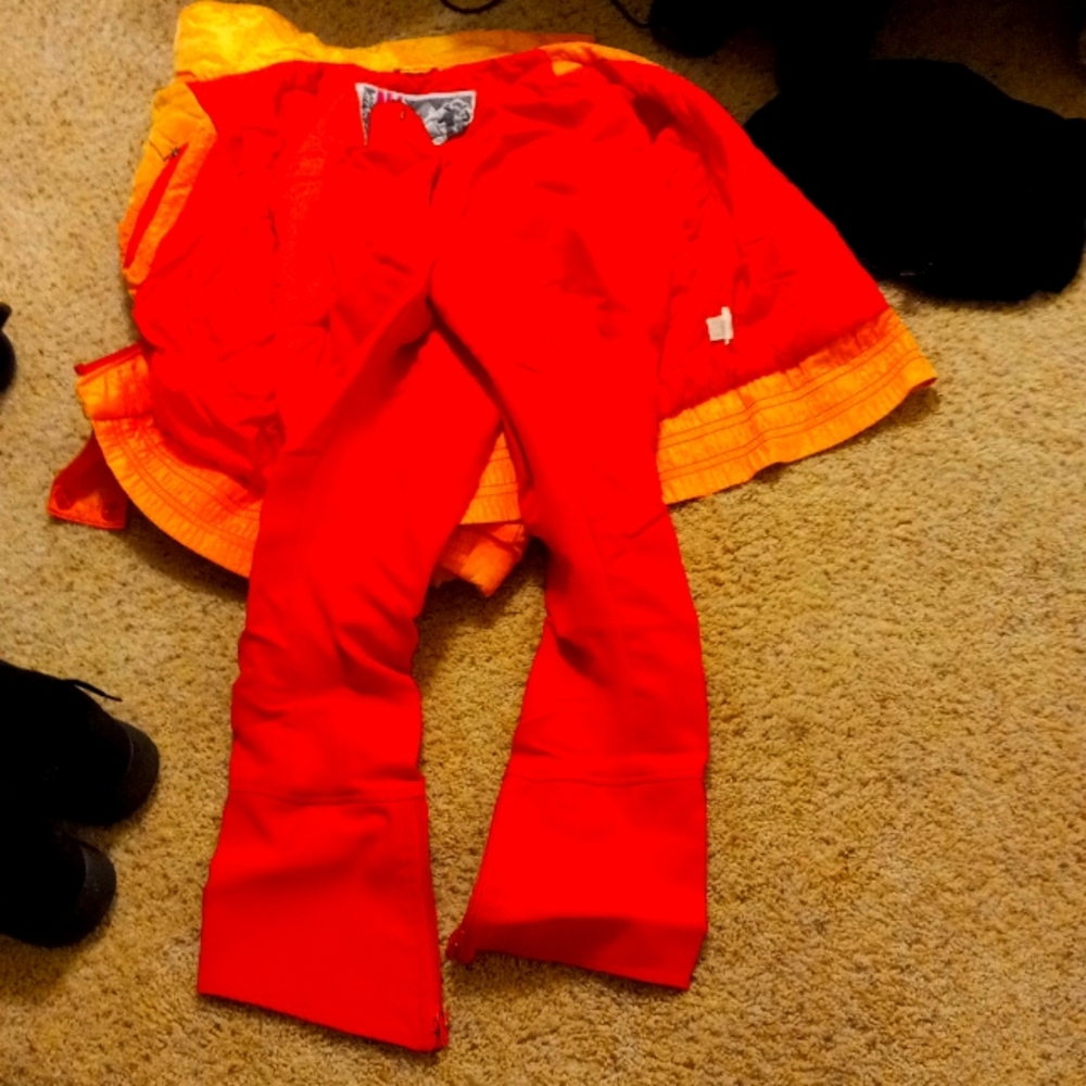Women's snow ski outfit
